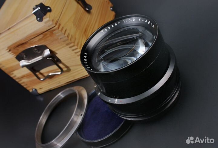 Объектив Carl Zeiss Jena Tessar 3,5/300 (1941 г.)