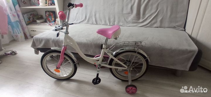 Велосипед для девочки Novatrack Butterfly 16''