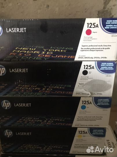 Картридж hp CB540a, CB543a