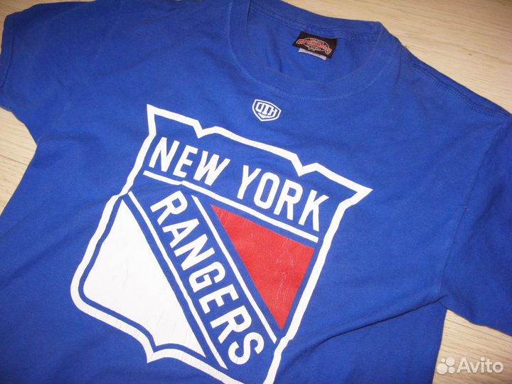 Винтажная Y2K футболка NHL New York Rangers