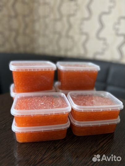 Красная икра кета