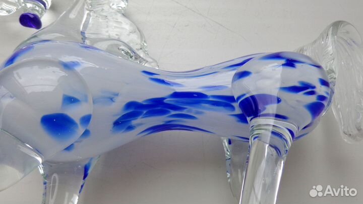 Статуэтка лошадь стеклянная