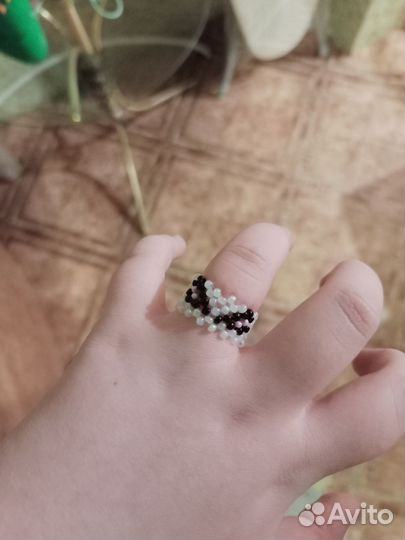 Колечки из бисера