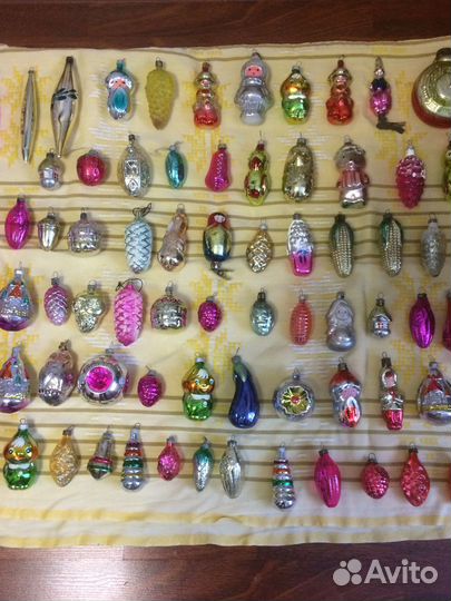 Новогодние игрушки на елку СССР