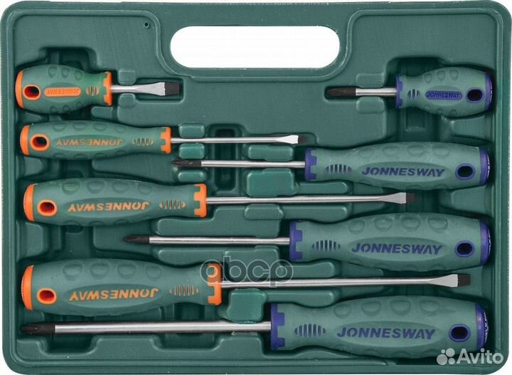 D71PP08S набор отверток стержневых anti-slip G