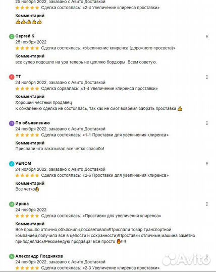 Проставки для увеличения клиренса Kia (киа)