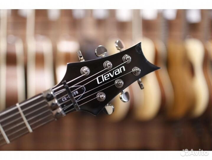 Clevan CX-52/FR-BK - Электрогитара, цвет чёрный