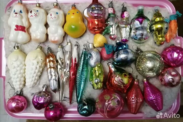 Елочные игрушки советские СССР