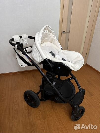 Коляска 3 в 1 Bebe Mobile из экокожи