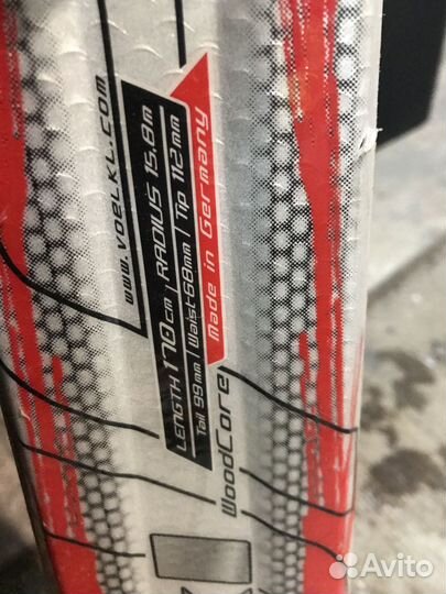 Горные лыжи volkl supersport