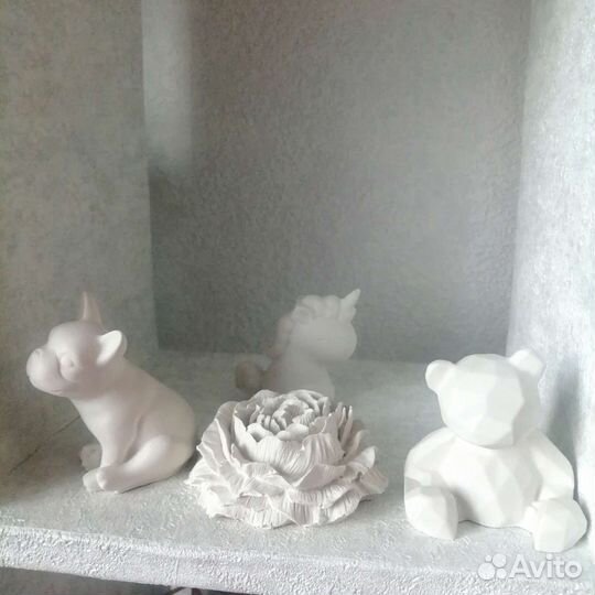 Гипсовые фигурки для росписи, детского творчества