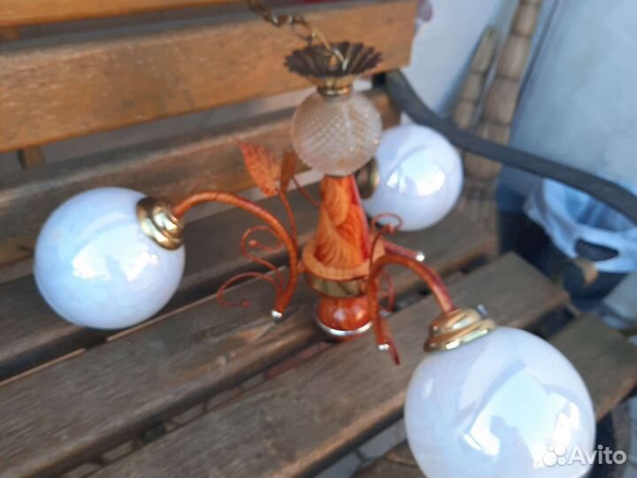 Люстры потолочная бу