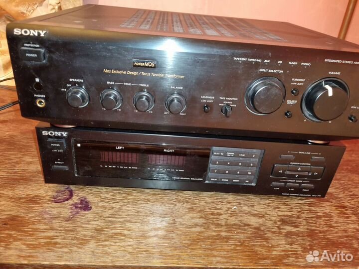 Усилитель + колонки + эквалайзер