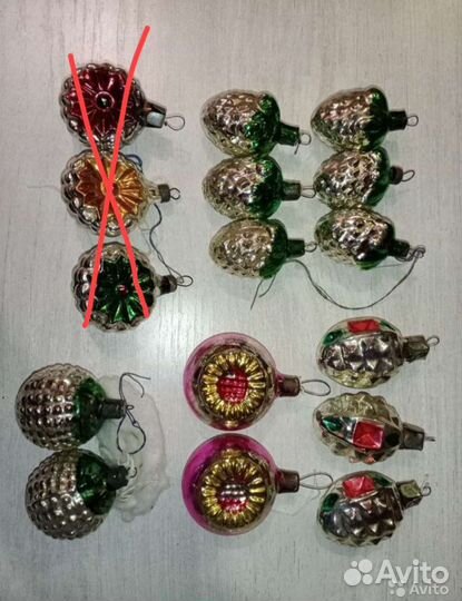 Елочные игрушки СССР