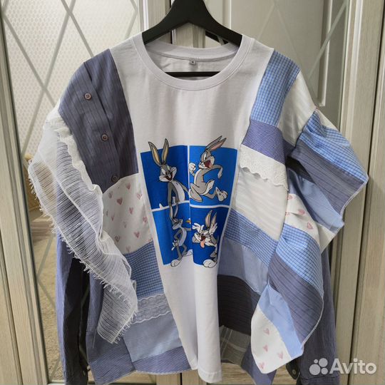 Рубашка пэчворк