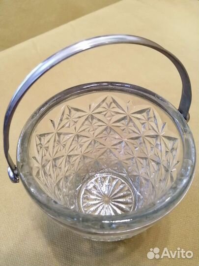 Конфетница хрусталь СССР