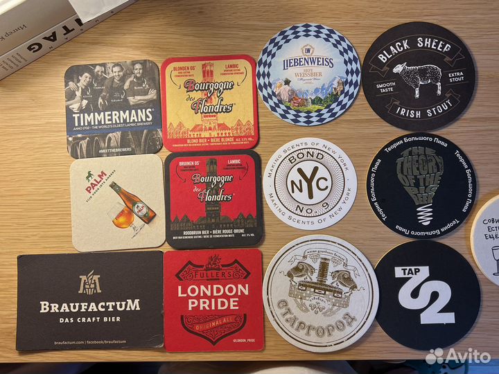 Бирдекели, картонные подставки под пиво