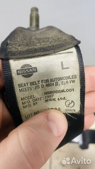 Ремни безопасности nissan skyline R33