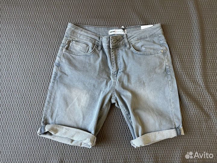 Шорты джинсовые серые