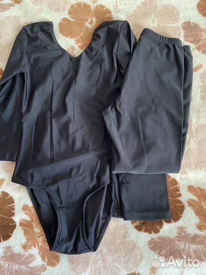 Комплект купальник, лосины для танцев