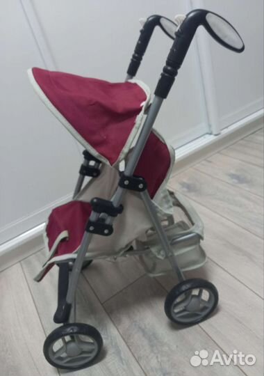 Игрушечная коляска для пупсов