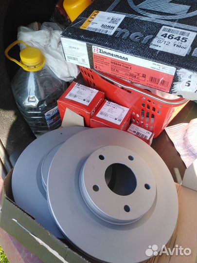 Тормозной набор ниссан джук 10-19г