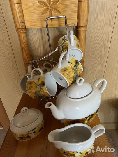 Сервиз чайный Thun подсолнухи
