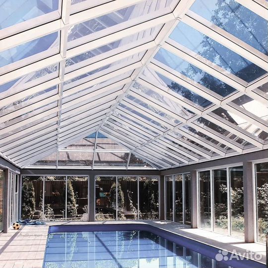 Алюминиевое фасадное остекление