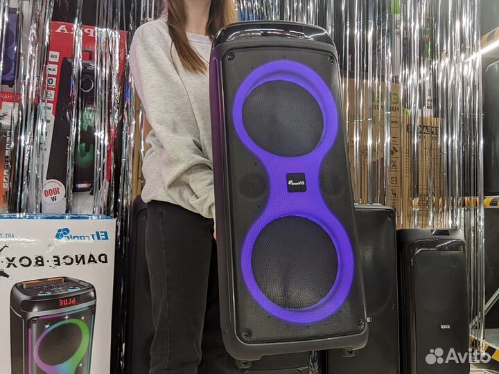 Колонка Eltronic 400в LED подсветка