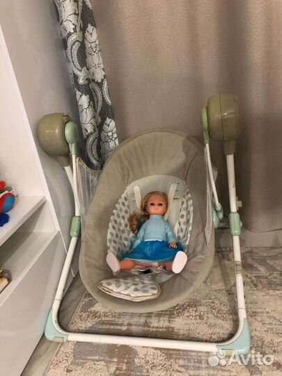 Детские электронные качели для новорожденных