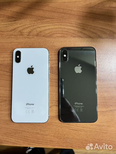 Корпус iPhone XS Black White