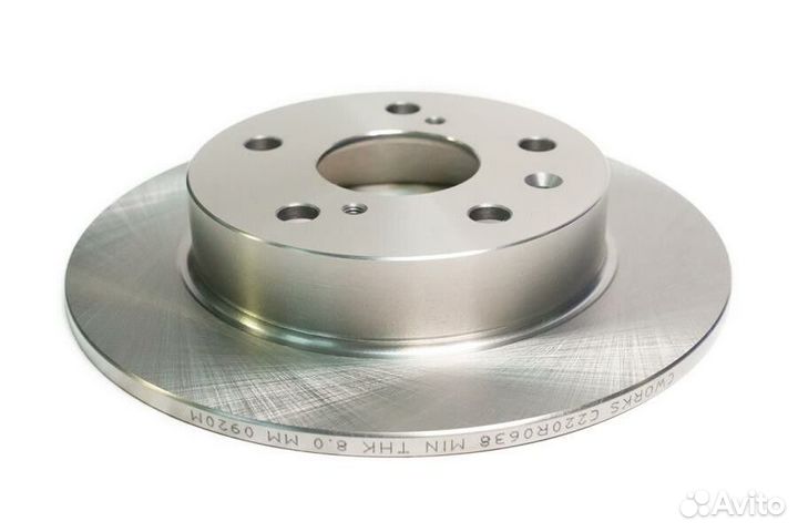 Диск тормозной задний cworks C220R0638