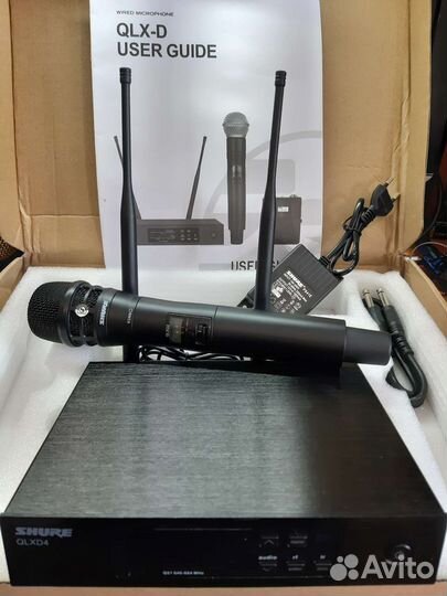 Радиомикрофон Shure Qlxd-4 головы KSM8, SM58