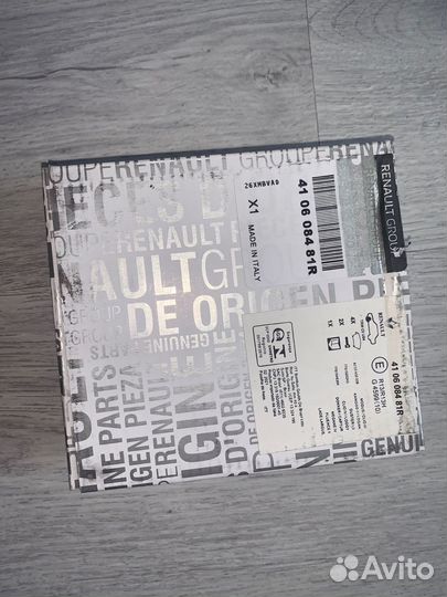 Колодки тормозные передние Ларгус Веста 410608481R