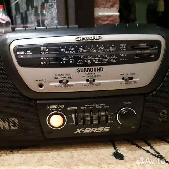 Кассетный магнитофон sharpWQ-730
