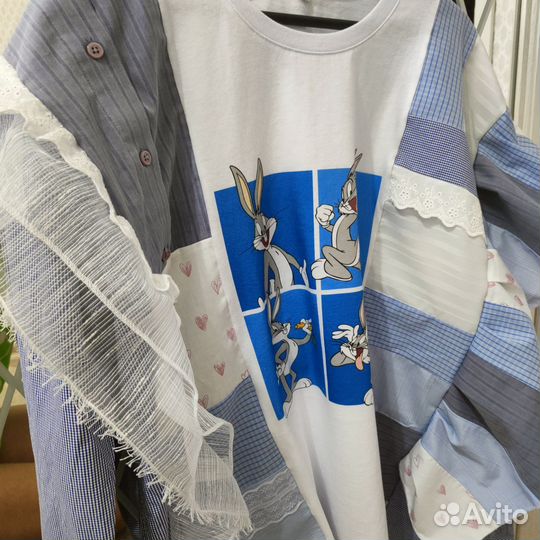 Рубашка пэчворк