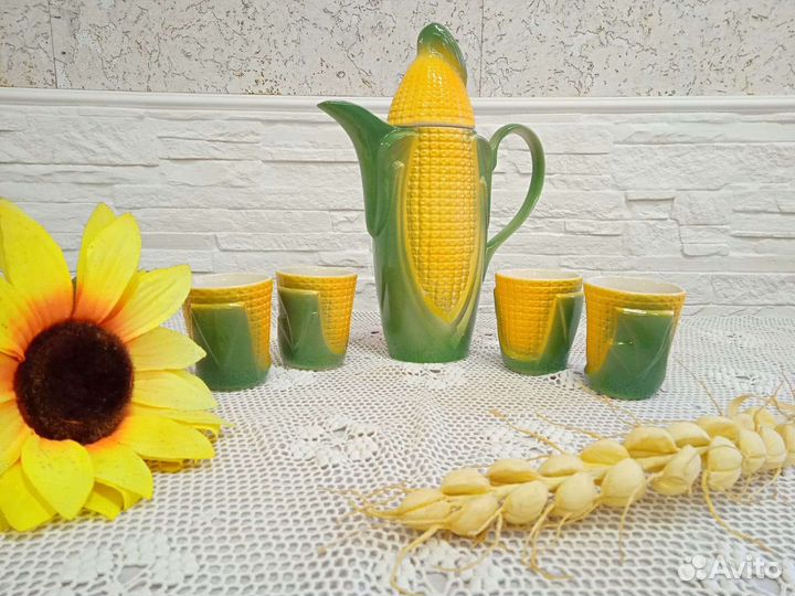 Набор посуды Кукуруза винтаж