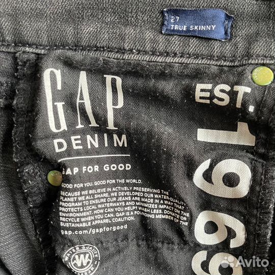 Бриджи джинсовые GAP черные, 27