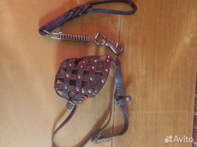 Намордник для собак и поводок,для крупной породы
