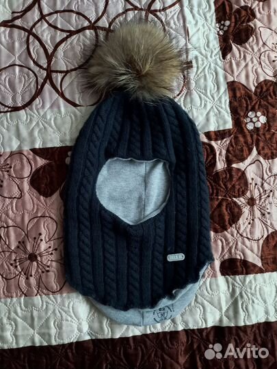 Шапка шлем зимняя