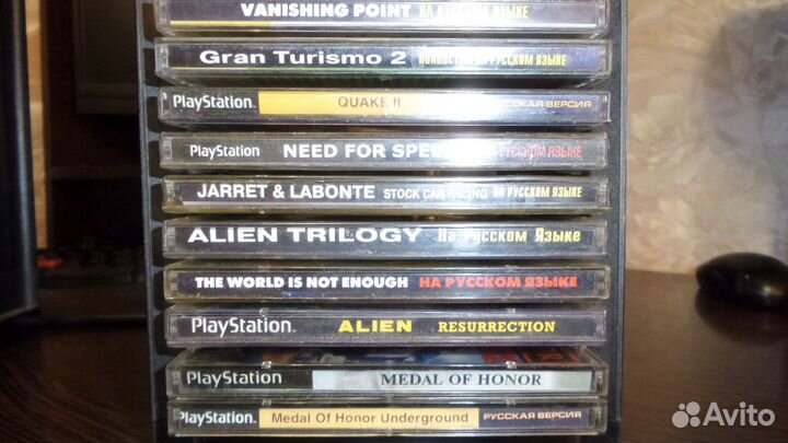 Диски на PS1+карта памяти PS1