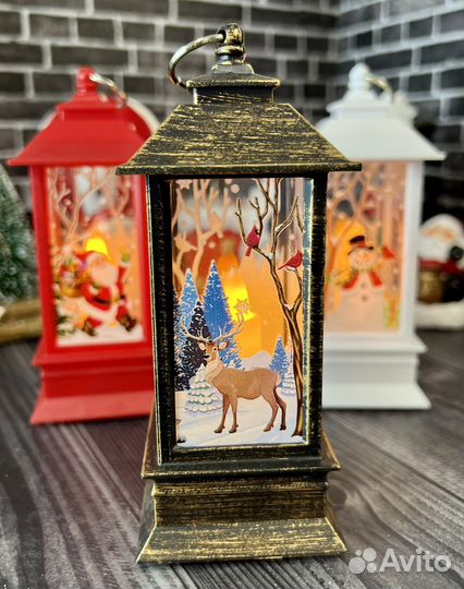 Новогодний фонарь. Сувенир. Подарок. Декор