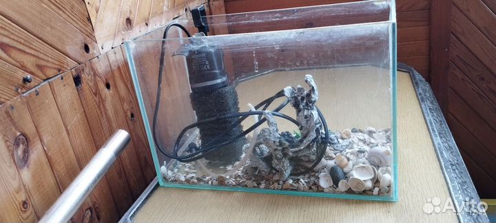 Аквариум для рыбок с комплектом