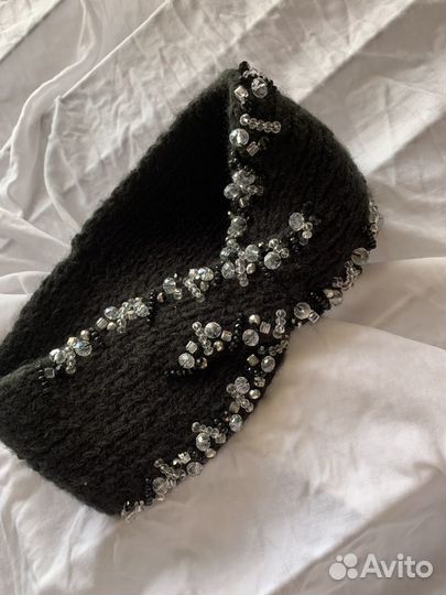 Вязанная повязка на голову