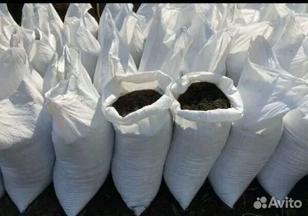 Грунт плодородная земля в мешках