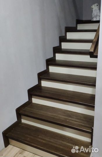 Лестница в частный дом. Металлокаркас