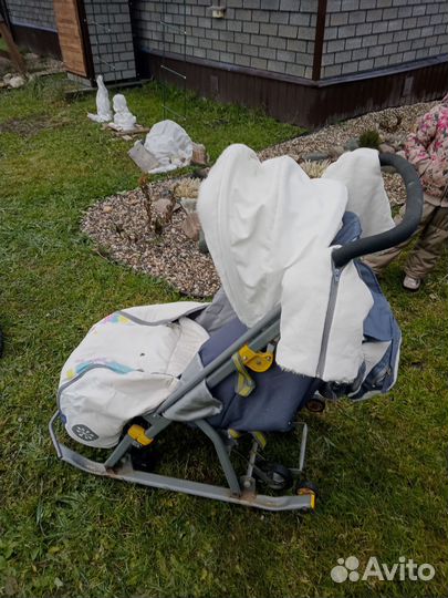 Коляска санки