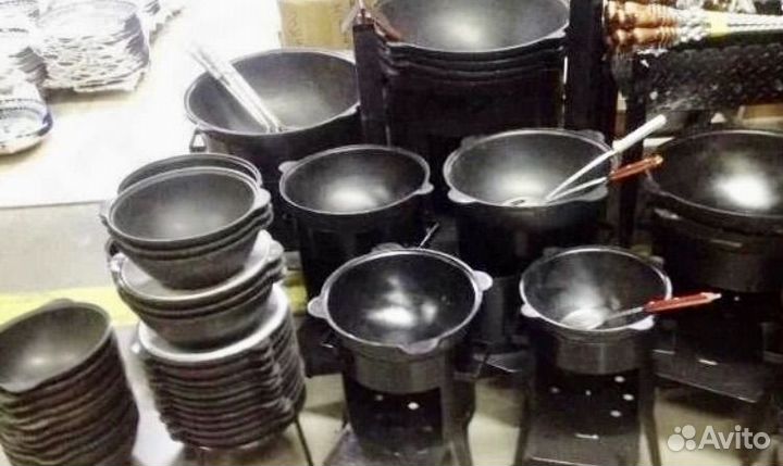 Казан чугуный