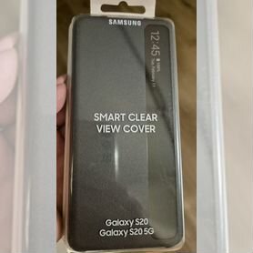 2 чехла Samsung SMART clear view cover s20