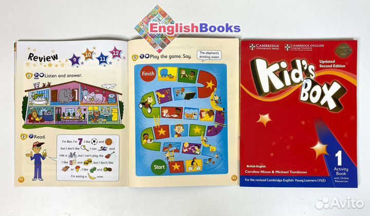 Kids box 1 2ed комплект (PB,AB,CD) новые в плёнке